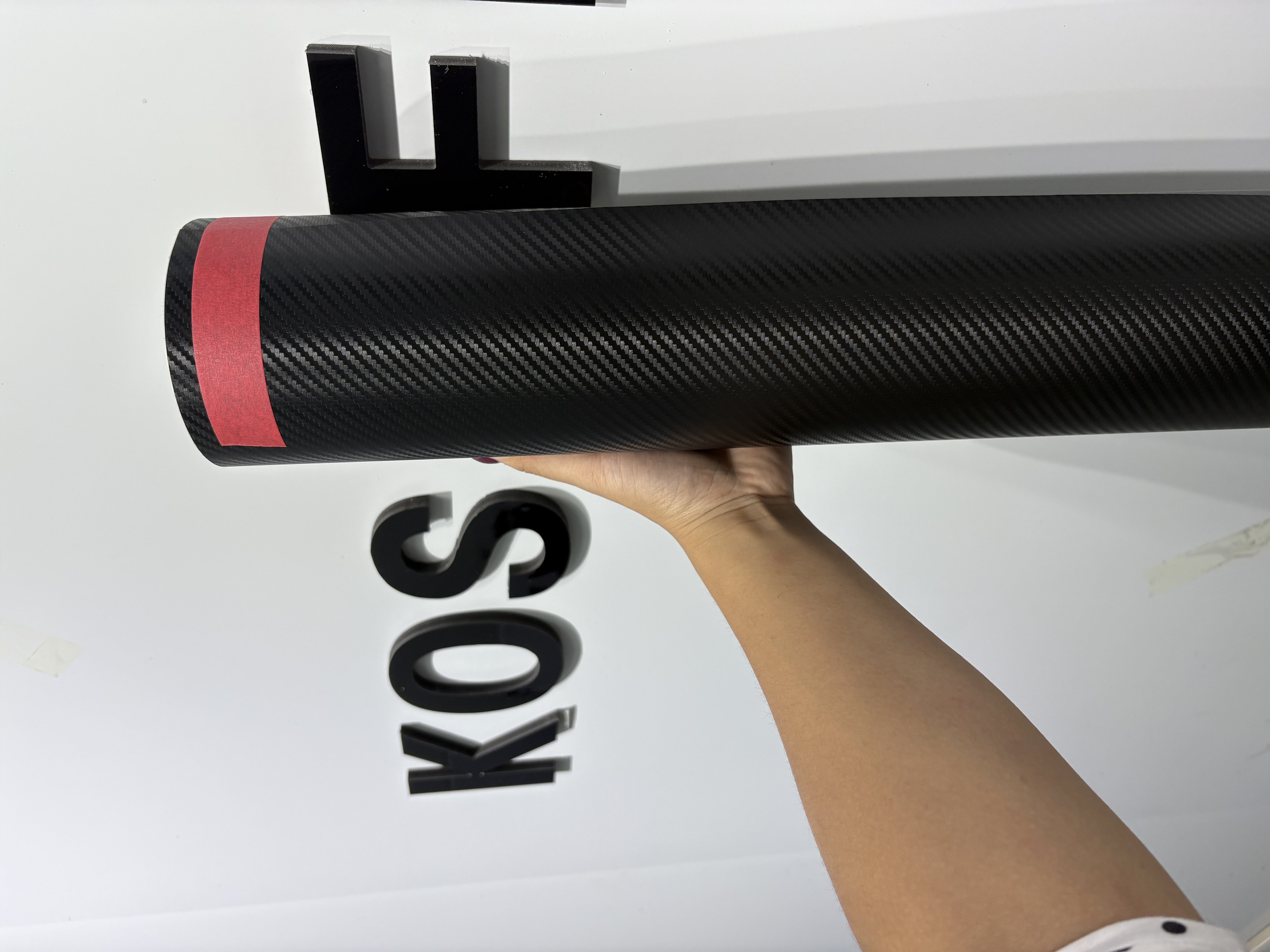 Matte carbon fiber black