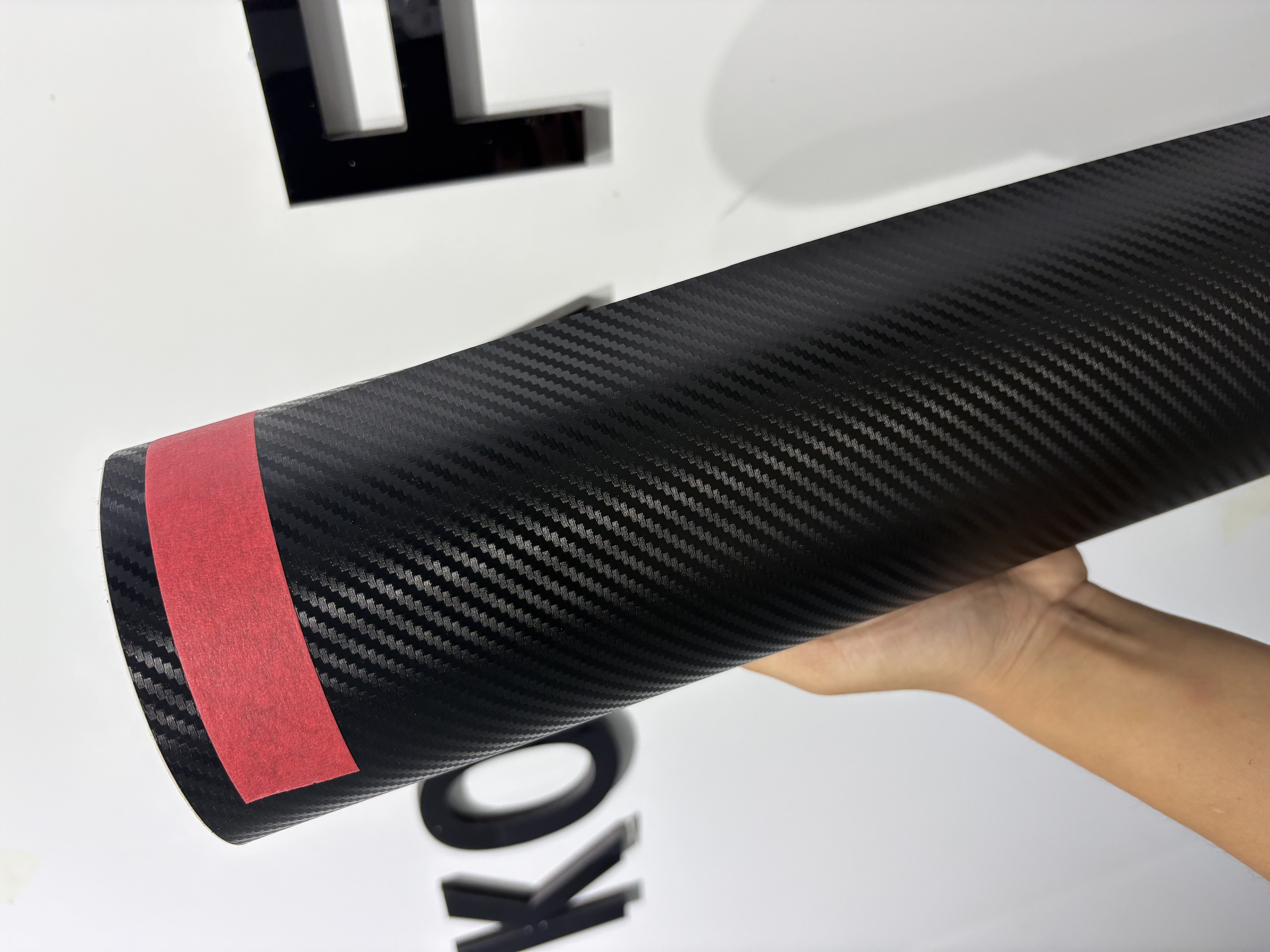 Matte carbon fiber black