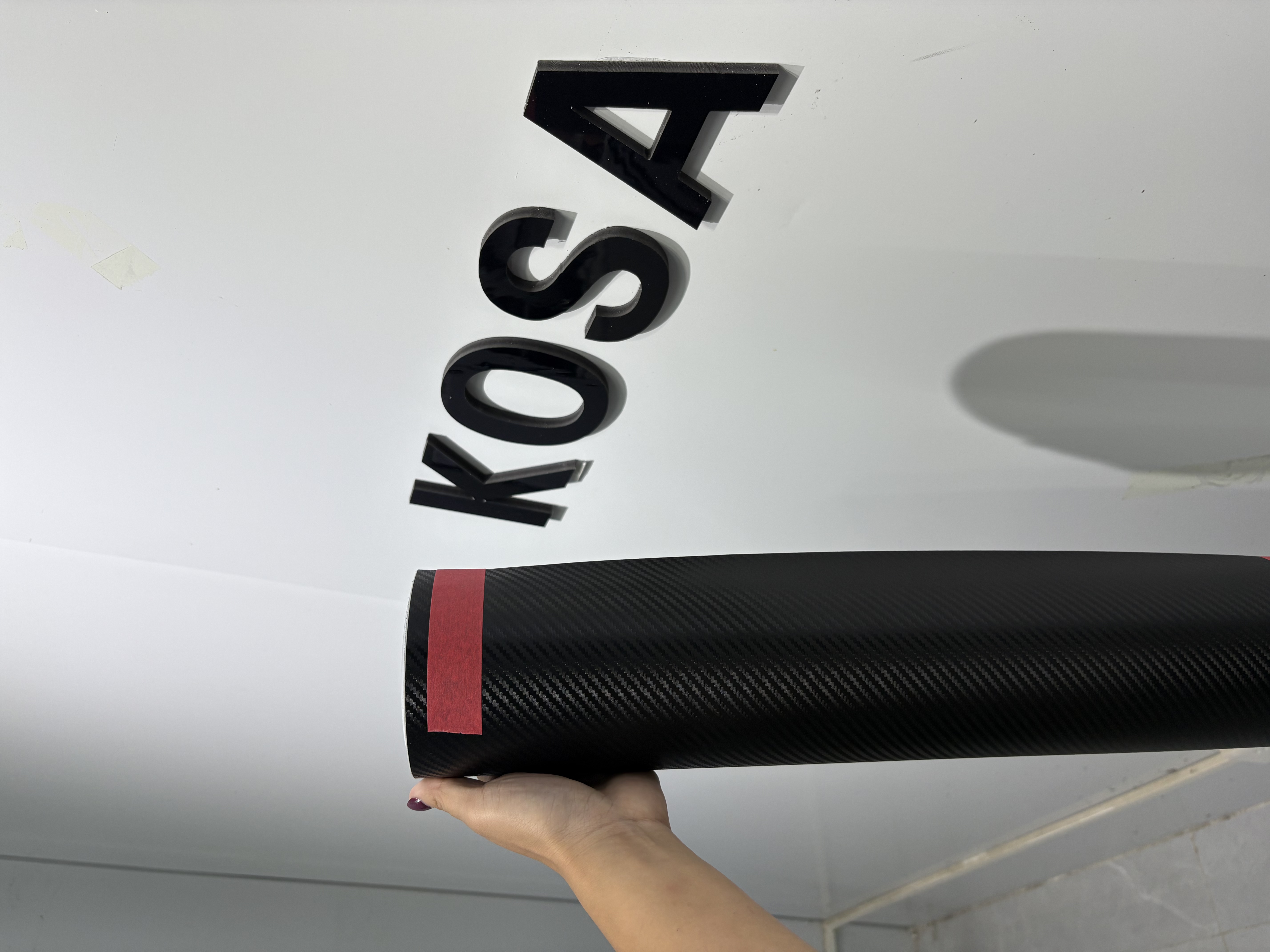 Matte carbon fiber black