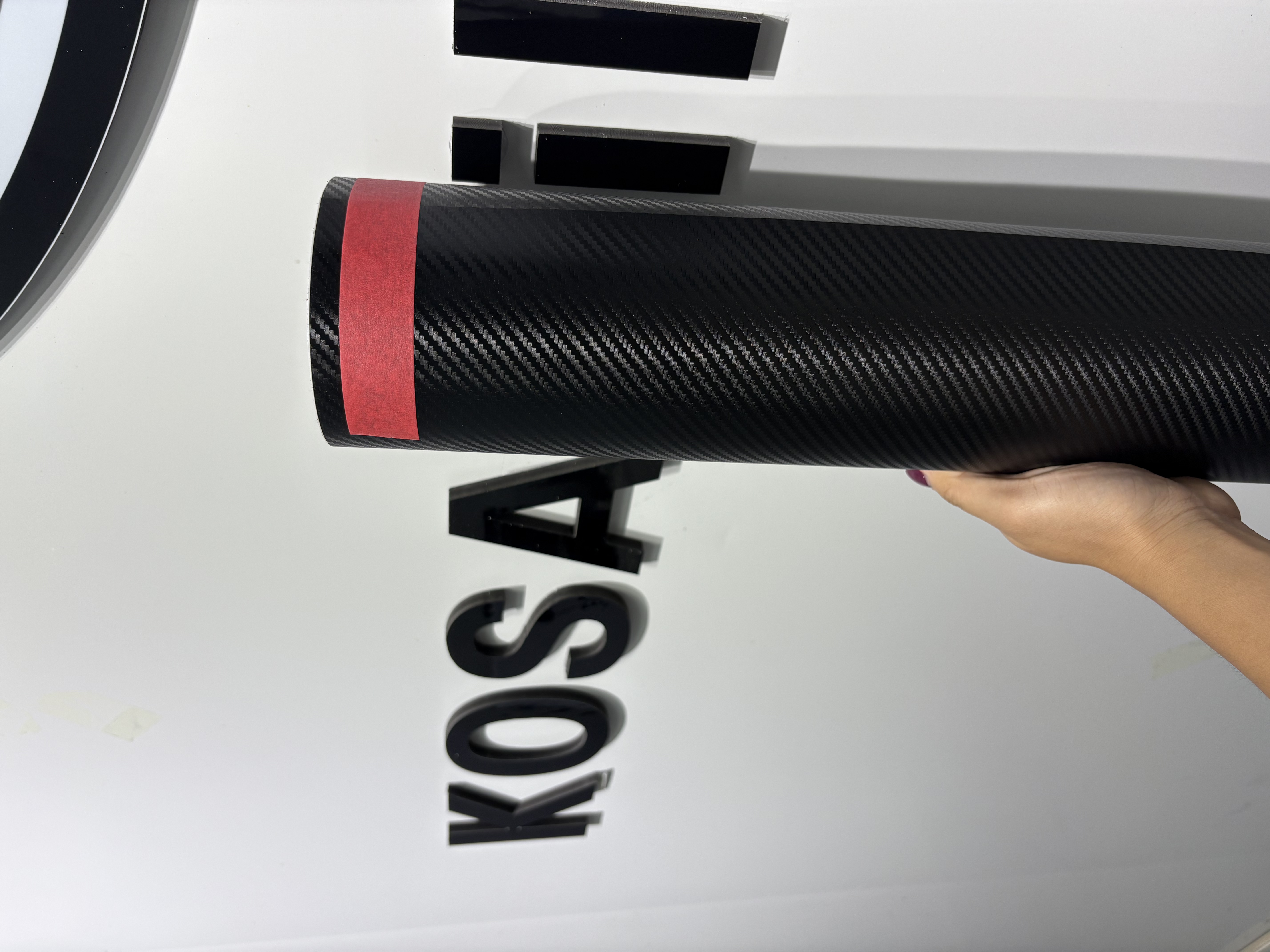 Matte carbon fiber black